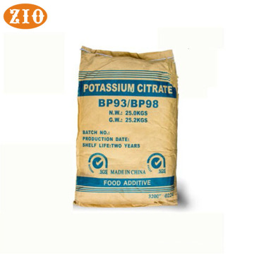 Used BP potassium citrate powder food additive supplier